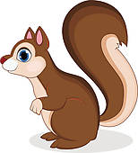 Squirrel Hug u0026middot; Squ - Clipart Squirrel