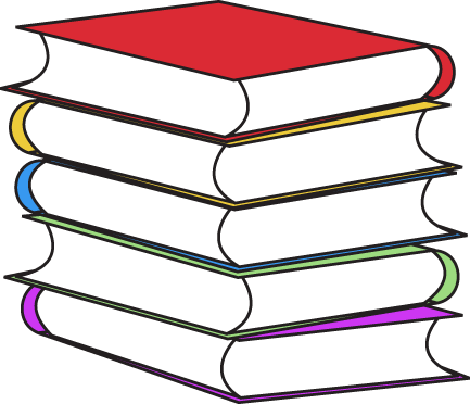 Stack of Books - Clipart Book
