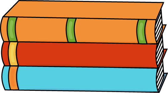Stack of Three Books - Book Clipart