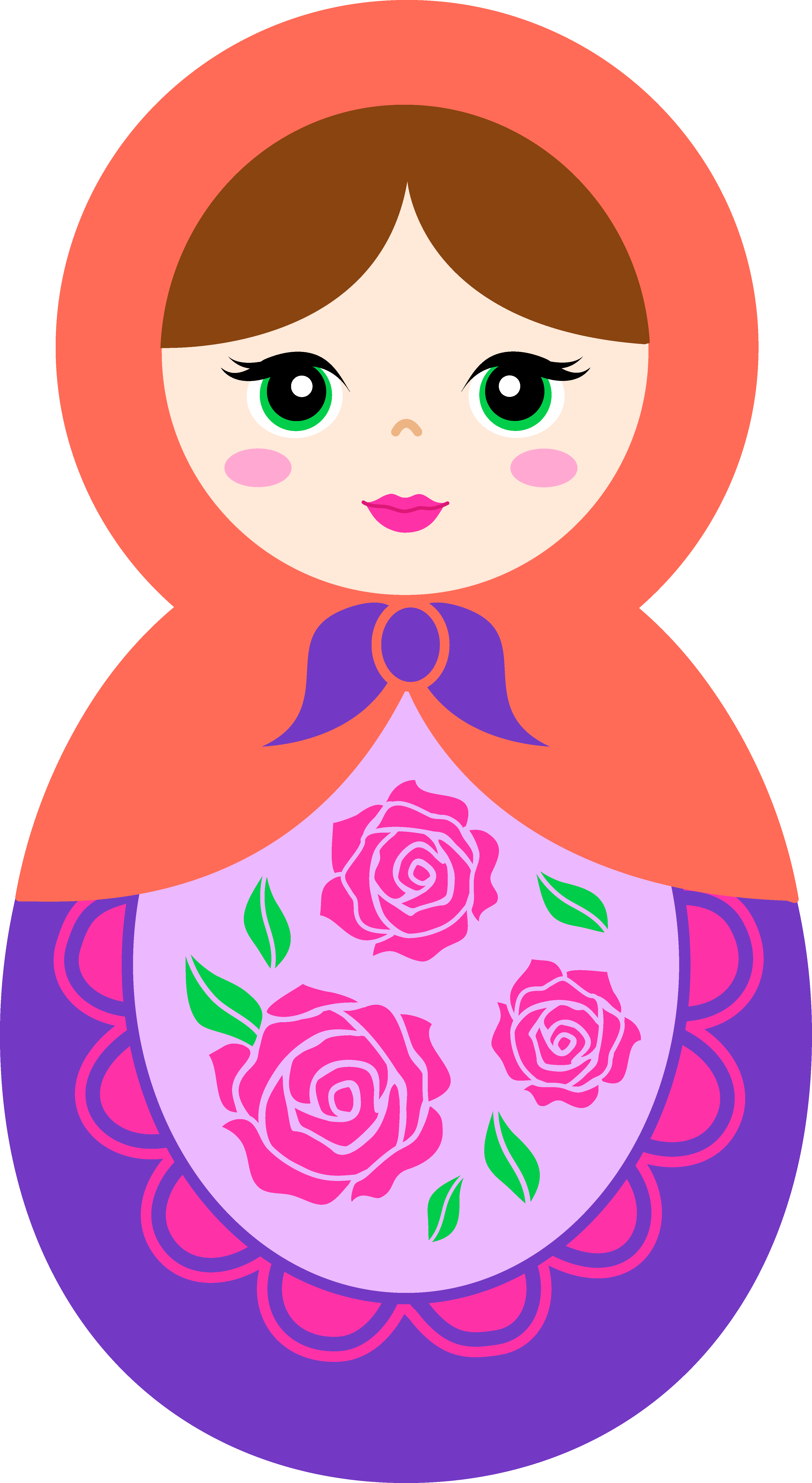 Stacking Doll Clipart #1