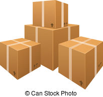 moving boxes clip art