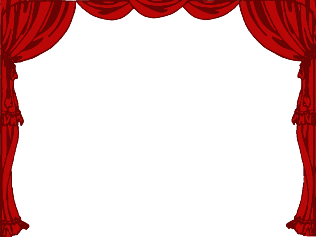 Stage Curtain Clipart Black A - Curtain Clip Art