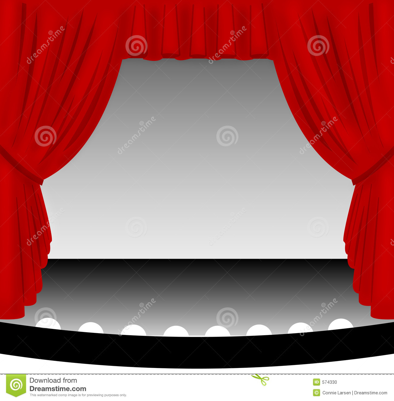 Stage Curtain Clipart Images Pictures Becuo
