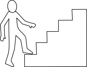 Person Stairs Clipart Clipart