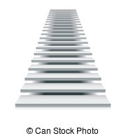 . hdclipartall.com White staircase - Vector illustration of a white staircase