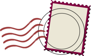 Mail Stamp Template Clip Art - Stamp Clipart