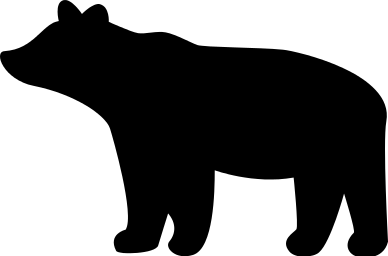 Polar bear silhouette clip ar