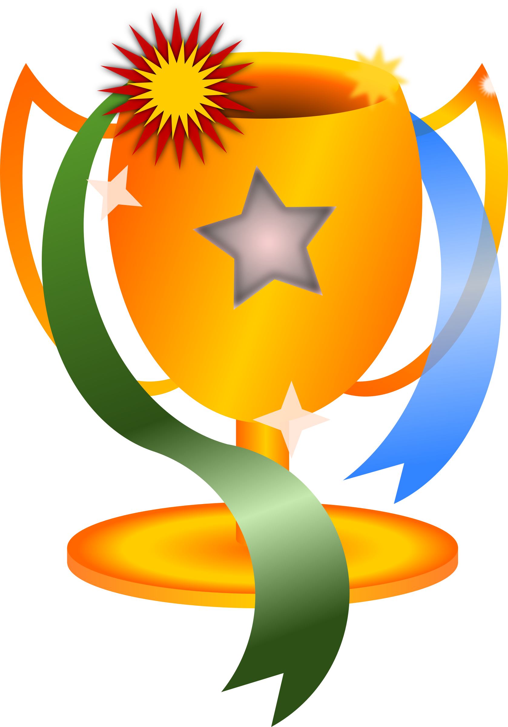 Trophy Clipart Png First Plac