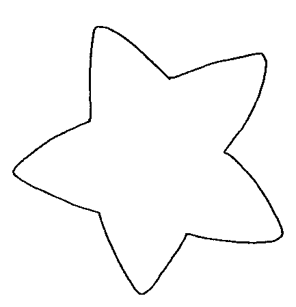 Black And White Star Clip Art