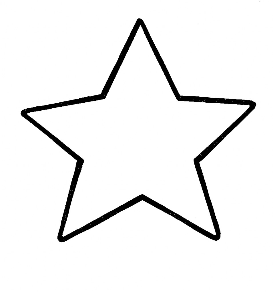 Star Clip Art Outline Free Cl - Star Images Free Clip Art