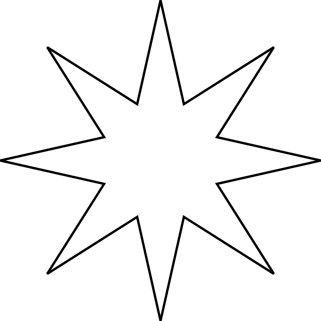 Star Clipart Etc - Star Outline Clip Art
