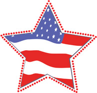 Star Flag Memorial Day Clipart Size: 106 Kb