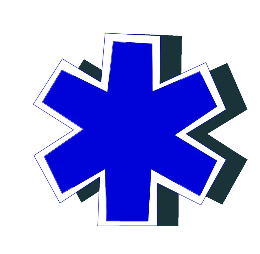 Star Of Life 3 T Clip Art 595 - Star Of Life Clipart