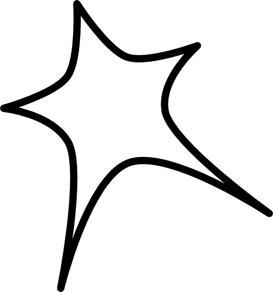 Star outline images star shaped outline clipart