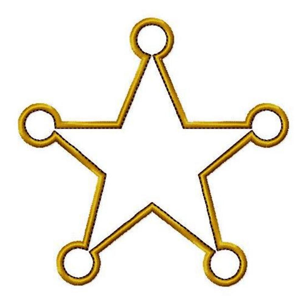Star / Sheriff Badges - Clipart library