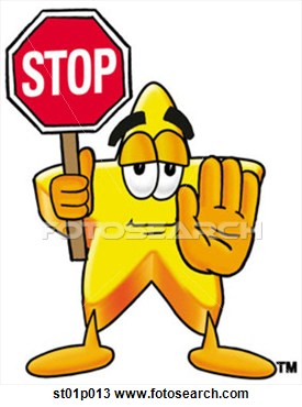 Star Stop Clipart #1