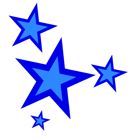Star Tattoo Clipart Cliparthu - Blue Star Clipart