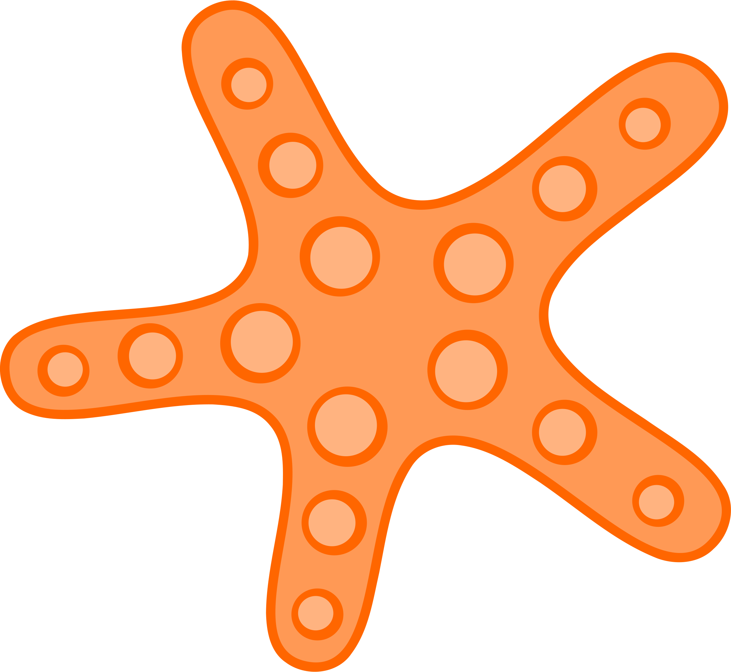 starfish clipart u0026middot; orange clipart u0026middot; clipart starfish