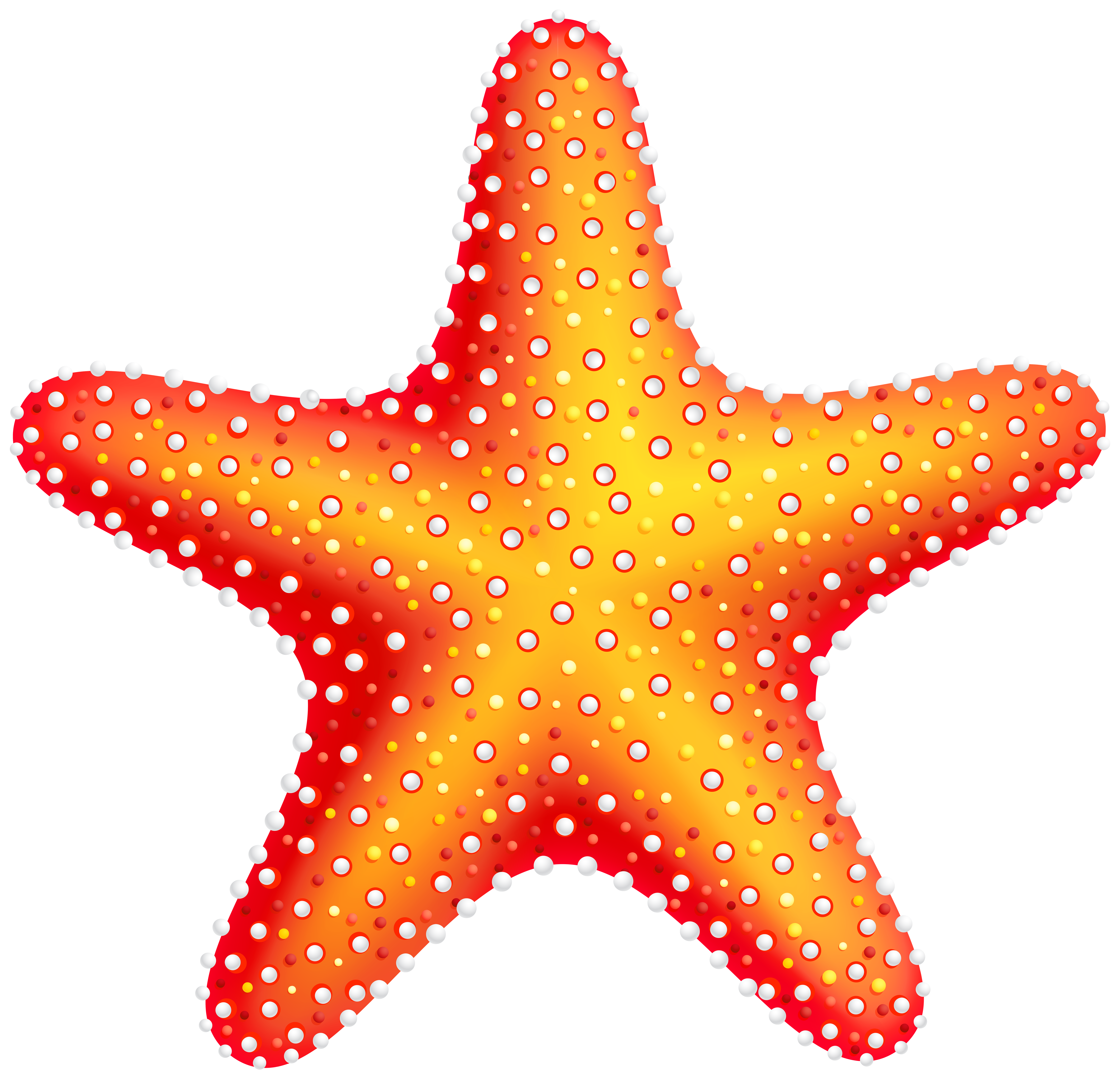 Clipart images of starfish