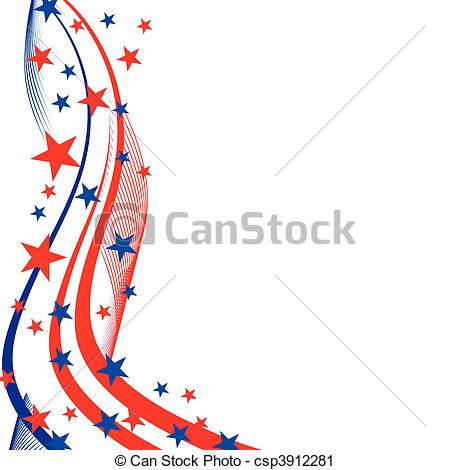 ... stars and stripes - illustration of stars and stripes on a... ...