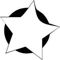 5-point-star-w-black-background