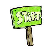 Start Clipart Can Stock Photo