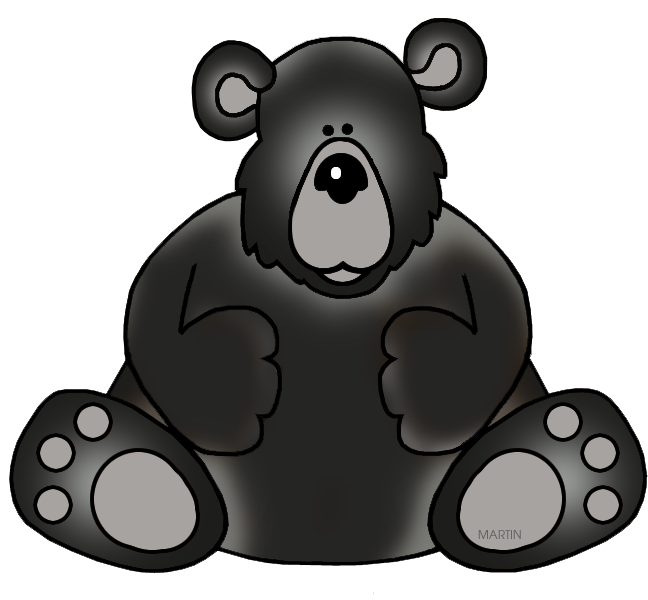 State Animal - Black Bear . - Black Bear Clip Art