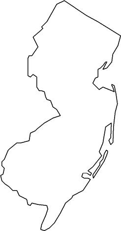 State Of New Jersey - New Jersey Clip Art