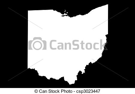 State of Ohio Stock Illustrat - Ohio Clip Art
