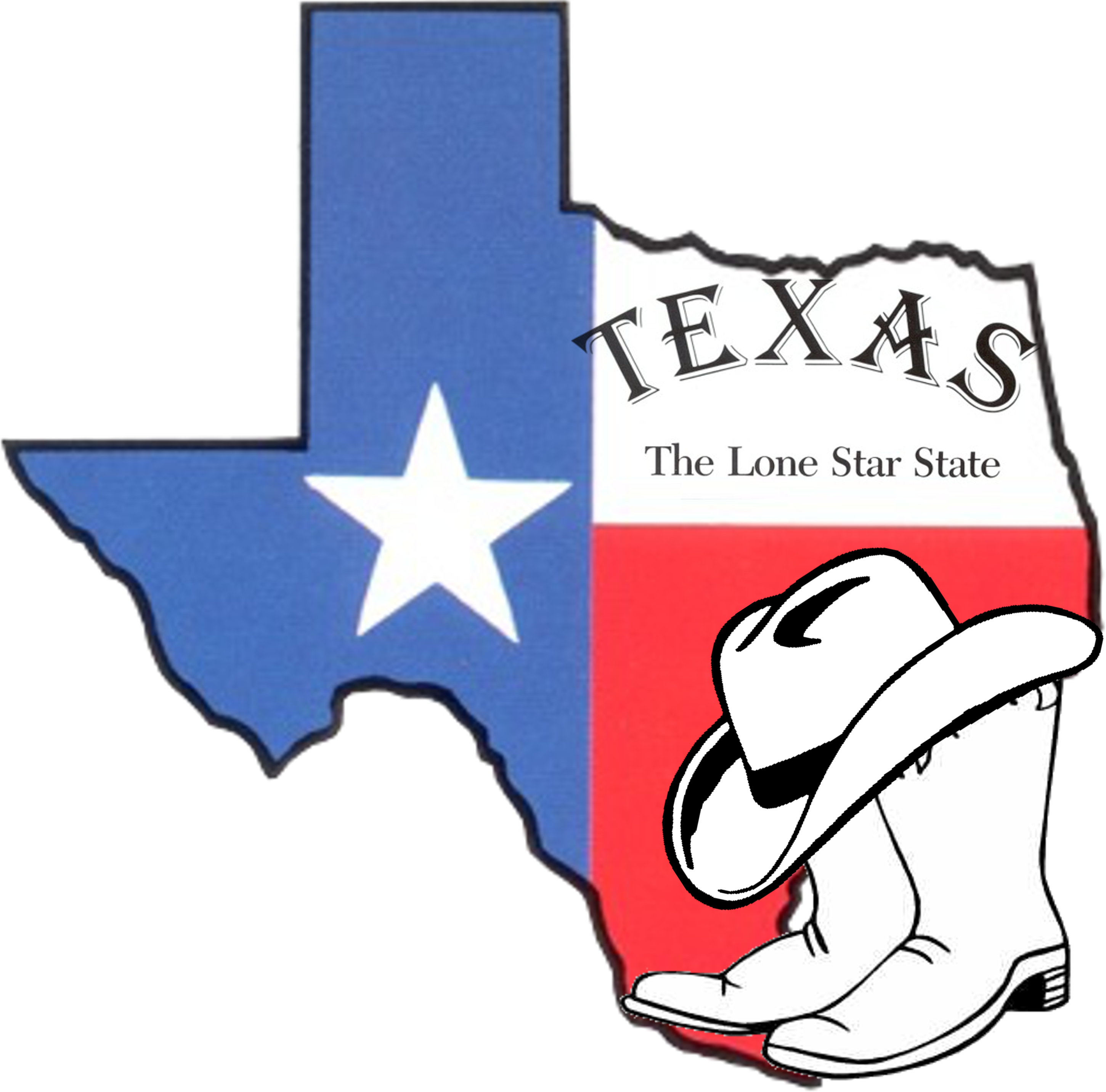 State Of Texas Clip Art Free  - State Of Texas Clip Art
