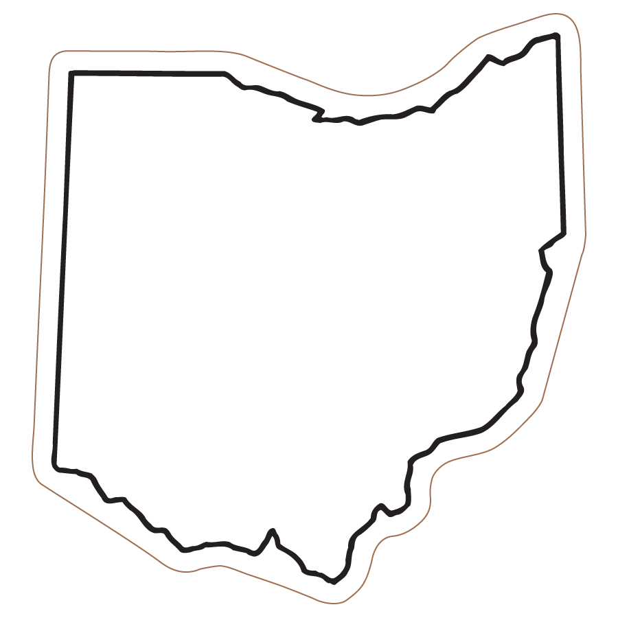 State of Ohio Stock Illustrat