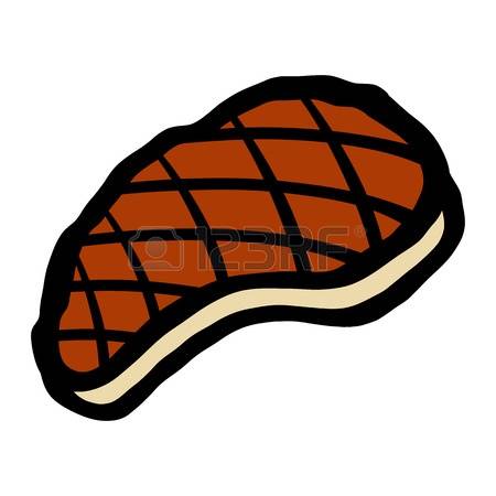 Steak clipart vector #2