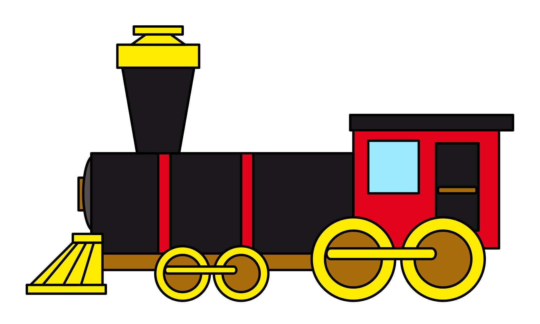 steam train engine clip art