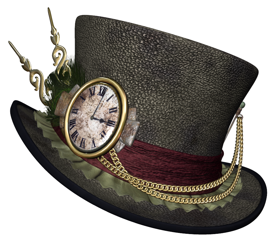 Steampunk Hat PNG Clipart .