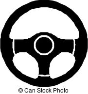 ... Steering wheel, icon - Steering Wheel Clip Art