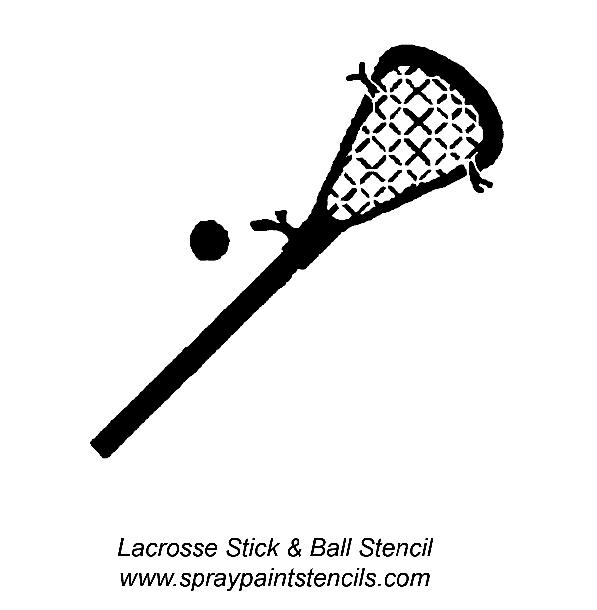 Stencil Requests For January  - Lacrosse Clipart