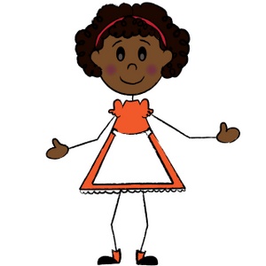 Stick People Clipart Image St - African American Clipart