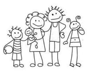 stick people family clip art. Advertising. Family Photo Day