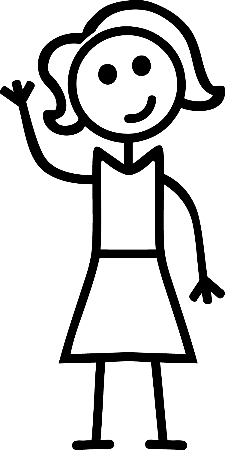 Stick Person Girl Clipart Clipart Panda Free Clipart Images
