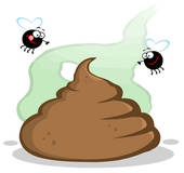 ... Stinky Pile Of Poop With  - Poop Clipart