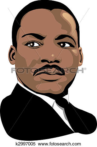 Stock Illustration - Martin Luther King. Fotosearch - Search Clipart, Drawings, Decorative Prints