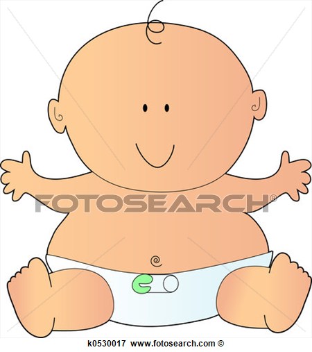 Stock Illustration Newborn Ba - Newborn Baby Clipart