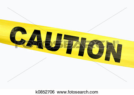 Stock Image - Yellow Caution Tape. Fotosearch - Search Stock Photography, Poster Photos,