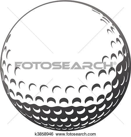 Stock Images of golf ball k00 - Golf Ball Clipart