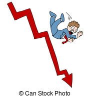 . ClipartLook.com Falling Stock Market - An image of a falling stock market.