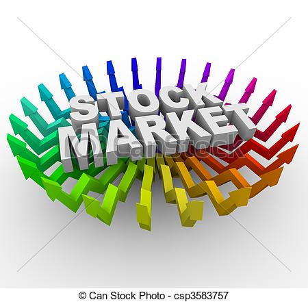 Stock Market Numbers Clipart 