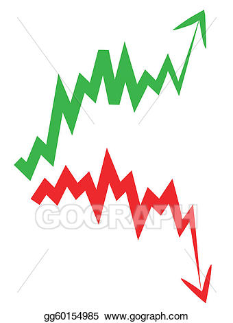 stock market index arrow