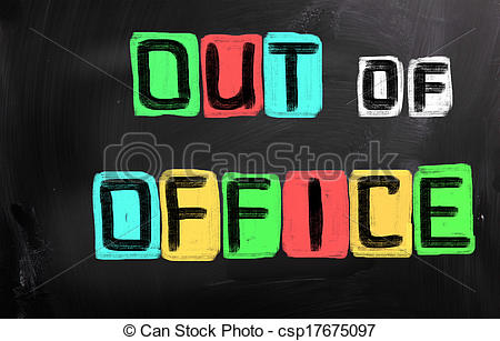 Stock Photographs of Out Of Office Concept csp17675097 - Search Stock .