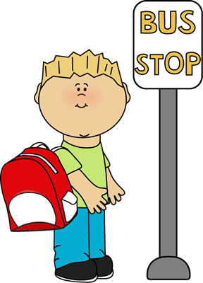 Stop And Wait Clipart Clipart - Bus Stop Clipart