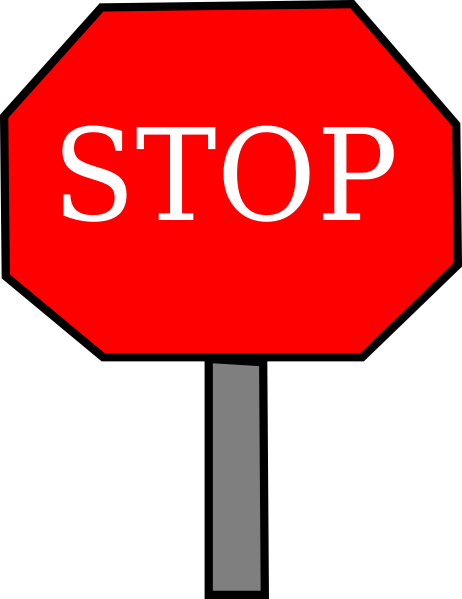Stop sign clipart vector graphics stop clip art 3 image